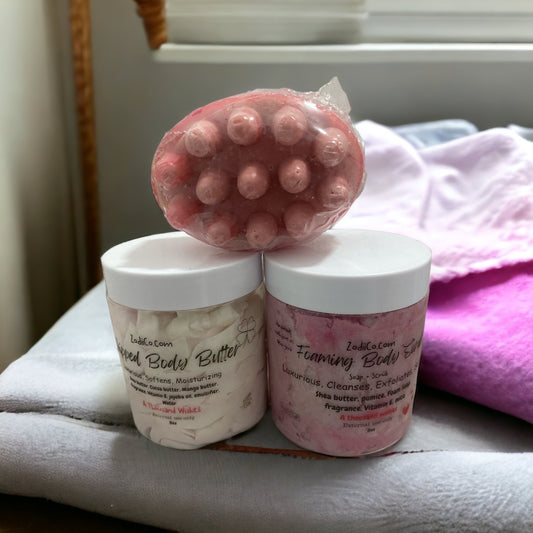 Scrub & Body Butter & Soap Set