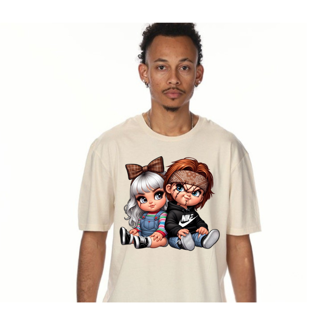 Chucky and Bride Unisex Tshirt