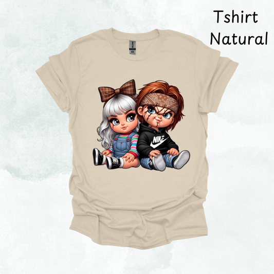 Chucky and Bride Unisex Tshirt