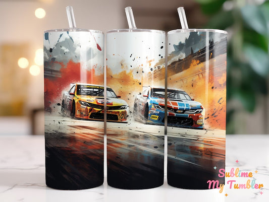 Racing car, Sports car 20oz tumbler, gift for him