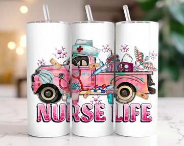 Nurse life , tumbler 20oz